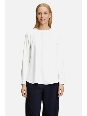 betty barclay γυναικεία μπλούζα μονόχρωμη με κυματιστή