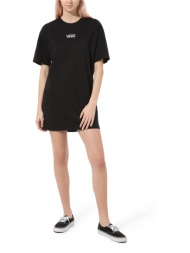 vans γυναικείο t-shirt με κεντημένο λογότυπο ``center vee`` - vn0a4ru2blk1 μαύρο