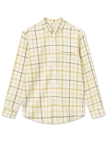 forét ανδρικό πουκάμισο button down flannel με καρό σχέδιο
