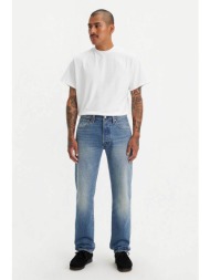 levi`s® ανδρικό τζην παντελόνι πεντάτσεπο chewing gum straight fit `501® original` - 005013498 denim