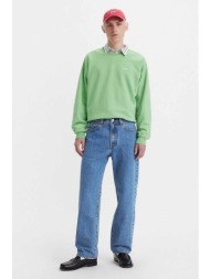 levi`s® ανδρικό τζην παντελόνι πεντάτσεπο blue essentials straight loose fit `568®` - 290370061 deni