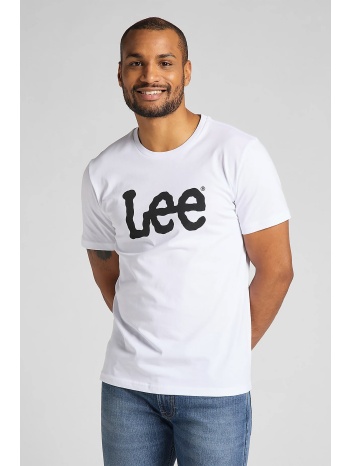 lee® ανδρικό t-shirt με logo print και στρογγυλή λαιμόκοψη