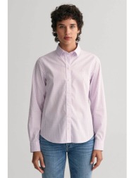 gant γυναικείο πουκάμισο button-up με καρό σχέδιο - 4300059 λιλά