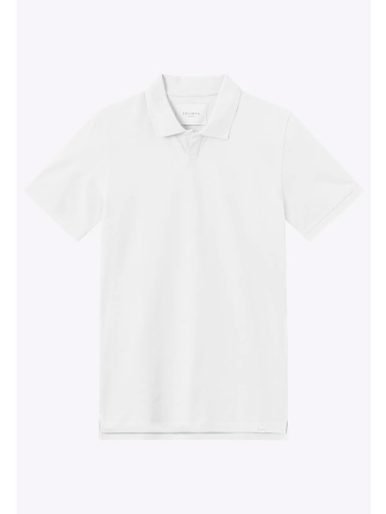 les deux ανδρική μπλούζα πόλο μονόχρωμη με piqué ύφανση με