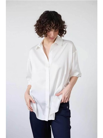 bill cost γυναικείο πουκάμισο σατέν oversized fit 