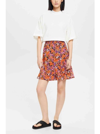 esprit γυναικεία mini φούστα με floral print και σε προσφορά