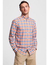 gant ανδρικό καρό πουκάμισο με button-down γιακά `ocean prep oxford shirt` - 3013220 πορτοκαλί