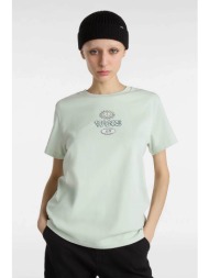 vans γυναικείο t-shirt βαμβακερό με contrast prints μονόχρωμο `depth connection` - vn000ggtchf1 πράσ