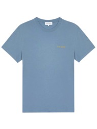 maison labiche ανδρικό t-shirt straight cut `popincourt` - smpopindude μπλε ανοιχτό