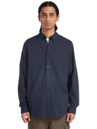 timberland ανδρικό μονόχρωμο πουκάμισο ``solid poplin`` - tb0a6grh4331 μπλε σκούρο