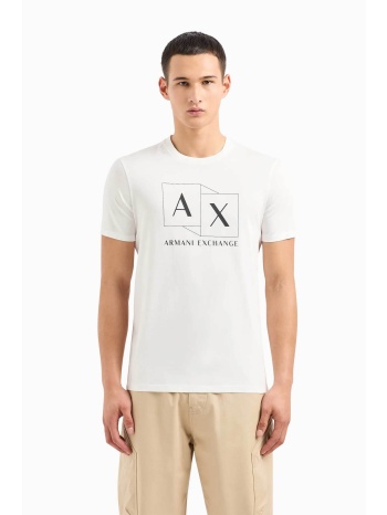 armani exchange ανδρικό t-shirt με logo print slim fit 
