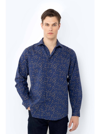 the bostonians ανδρικό πουκάμισο με all-over print custom