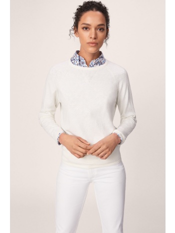 gant γυναικείο φούτερ μονόχρωμο relaxed cashmere mix σε προσφορά