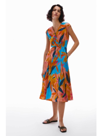 pennyblack γυναικείο φόρεμα βαμβακερό με floral print 