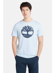 timberland ανδρικό t-shirt λογότυπο στο στήθος ``kennebec river tree logo` - tb0a2c2r9401 γαλάζιο