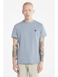 timberland ανδρικό t-shirt με κεντημένο λογότυπο ``dunstan river`` - tb0a2bpr9401 γαλάζιο