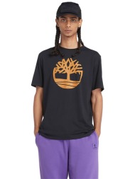 timberland ανδρικό t-shirt με logo print ``kennebec river tree`` - tb0a2c2rp561 μαύρο