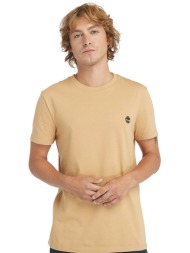 timberland ανδρικό t-shirt με κεντημένο λογότυπο ``dunstan river jersey crew`` - tb0a2bpreh31 κίτριν