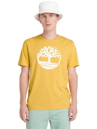 timberland ανδρικό t-shirt με μεγάλο logo print ``kennebec river`` - tb0a2c2reg41 κίτρινο