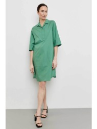 gerry weber γυναικείο mini φόρεμα με μανίκι 3/4 casual fit - 285045-66449 πράσινο