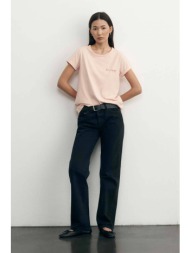 maison labiche γυναικείο t-shirt slim fit `bon voyage poitou` - swpoitoubonvoy ροζ