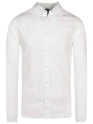 ted baker ανδρικό πουκάμισο μονόχρωμο - 274572 λευκό