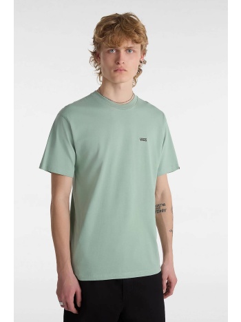 vans ανδρικό t-shirt μονόχρωμο βαμβακερό με logo loop label