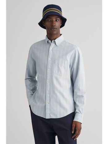 gant ανδρικό πουκάμισο oxford button down με ριγέ σχέδιο