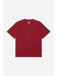 at.p.co ανδρικό t-shirt μονόχρωμο βαμβακερό με logo label στο πλάι - a286t2p02- κόκκινο