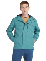 timberland ανδρικό αδιάβροχο jacket με κουκούλα και λογότυπο `benton` - tb0a5xrscl61 βεραμάν