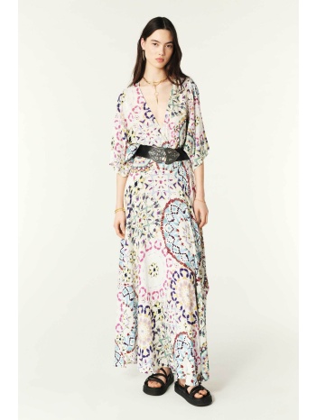 ba&sh γυναικείο maxi φόρεμα με all-over print `licia` 