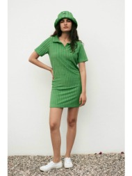 maison labiche γυναικείο φόρεμα πετσετέ `devoured terrycloth albinoni` - swalbinonilab πράσινο