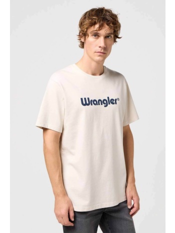 wrangler® ανδρικό t-shirt με logo print regular fit 