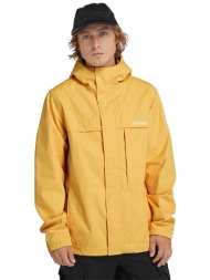timberland ανδρικό αδιάβροχο jacket με κουκούλα και λογότυπο `benton` - tb0a5xrseg41 κίτρινο