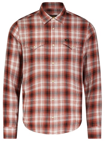 lee® ανδρικό πουκάμισο με καρό σχέδιο - 112349935 κόκκινο