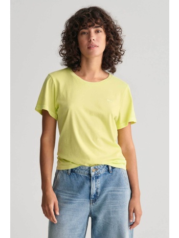 gant γυναικείο t-shirt με λογότυπο regular fit - 4200868