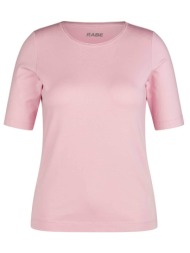 rabe γυναικείο t-shirt μονόχρωμο - 52-113303 ροζ
