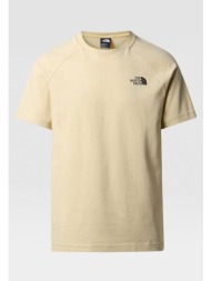 the north face ανδρικό t-shirt βαμβακερό με contrast prints `north faces` - nf0a87nu3x41 μπεζ