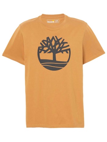timberland ανδρικό t-shirt με logo print regular fit