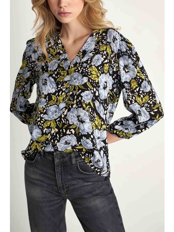 attrattivo γυναικεία μπλούζα τουνίκ με all-over floral