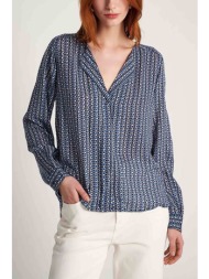 attrattivo γυναικεία μπλούζα τουνίκ με geometrical print - 9918753 μπλε σκούρο