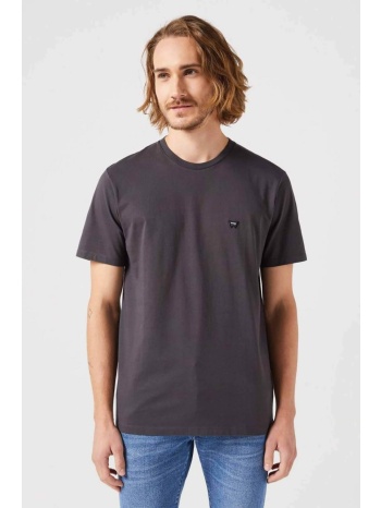 wrangler® ανδρικό t-shirt `sign off` - 112351320 μαύρο