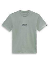 vans ανδρικό t-shirt μονόχρωμο βαμβακερό με λογότυπο - vn0008tkd021 βεραμάν