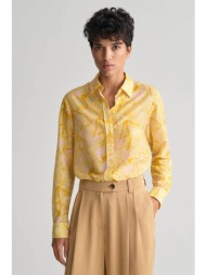 gant γυναικείο πουκάμισο με magnolia print regular fit - 4300317 κίτρινο ανοιχτό