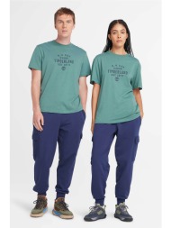 timberland unisex t-shirt regular fit `graphic printed` - tb0a5uf7cl61 πράσινο