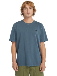 timberland ανδρικό t-shirt authentic fit `dunstan garment dye` - tb0a5yay4331 μπλε σκούρο