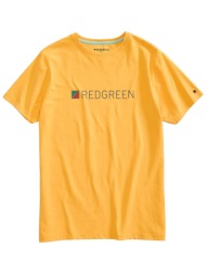 red green ανδρικό t-shirt με logo print `chet` - rg241-152022302-n κίτρινο