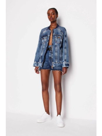 armani exchange γυναικείο denim σορτς - 3dyj71y16ez denim