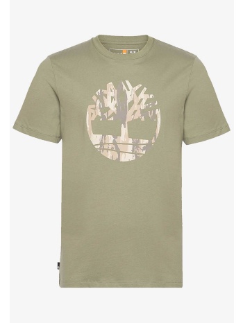 timberland ανδρικό t-shirt βαμβακερό μονόχρωμο με contrast