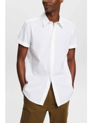 esprit ανδρικό κοντομάνικο πουκάμισο slim fit - 034ee2f305 λευκό